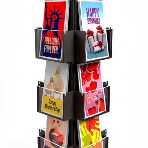 DS THE DISPLAY STORE Black Tiered Shelf Display Stand-0