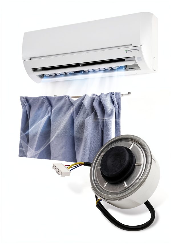 QLZOZB Brushless DC Fan Motor for WZDK20-38G-2