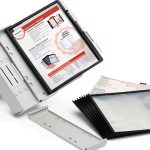 Martin Yale Masterview Gray Alloy Steel Catalog Rack-0